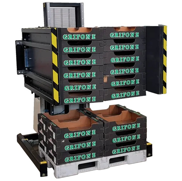 Mobilna Zmieniarko- Sztaplarka do  palet Toppy Side Press Splitter