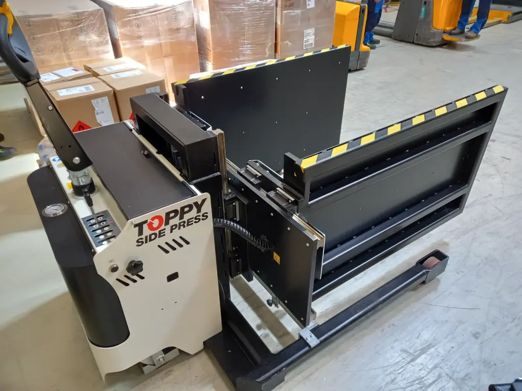 Mobilna Zmieniarka do palet Toppy Side press