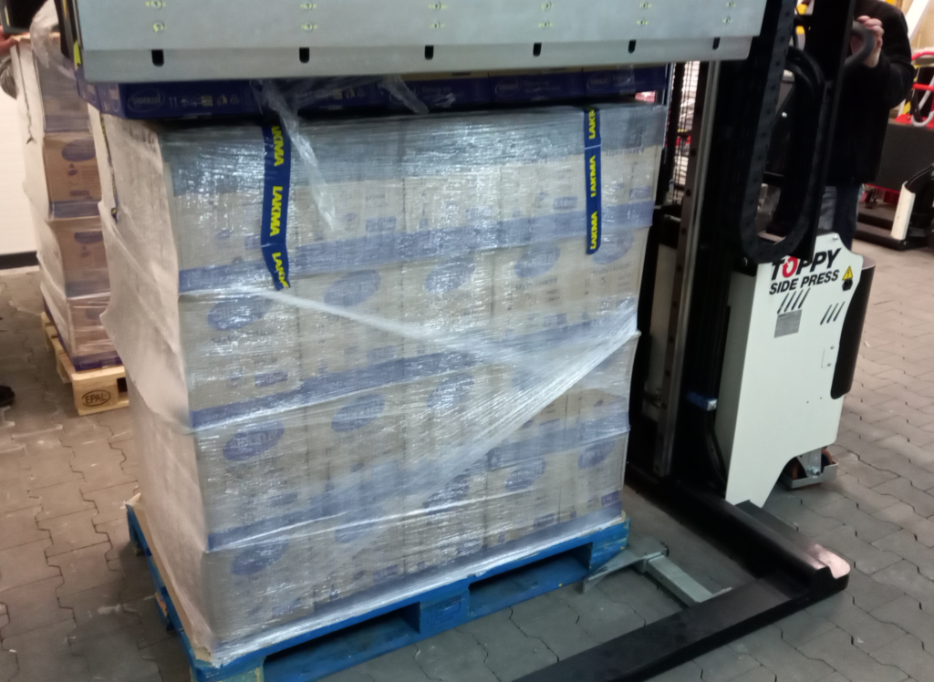 Mobilna Zmieniarko - sztaplarka do palet Toppy Falcon Wings Splitter